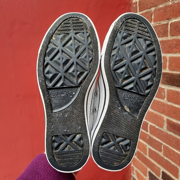 Converse Chuck Taylor All Star Low Top Sneaker Sparkle Double Tongue Gift - Picture 11 of 12